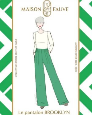 patron pantalon brooklyn maison fauve