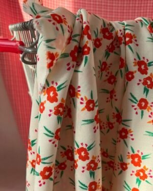 tissu viscose poppy prairie cousette