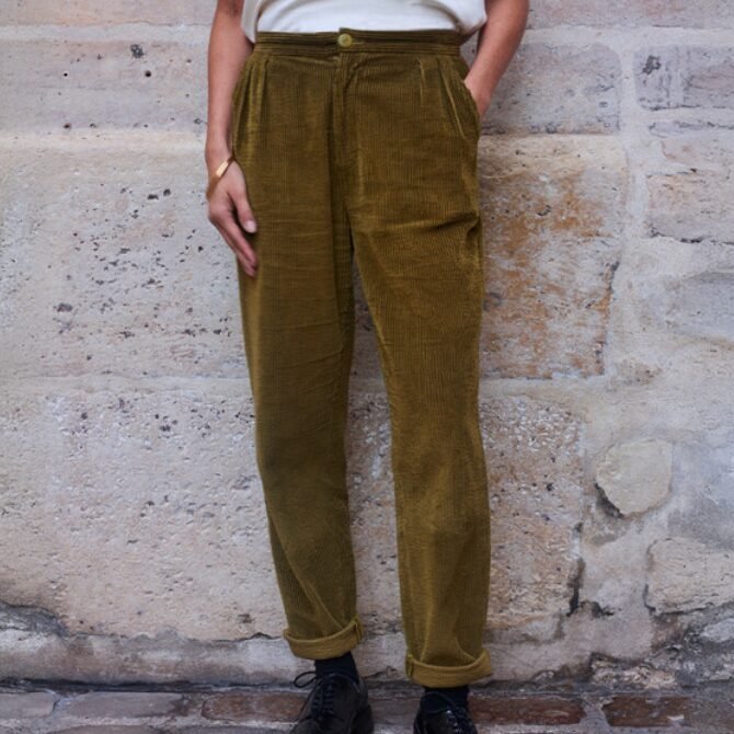 Alternative view of Le Pantalon Carotte Atelier Brunette