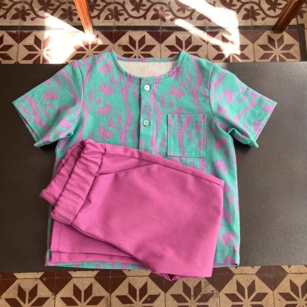 Chemise Rio cousue dans le tissu Madame Iris Jack