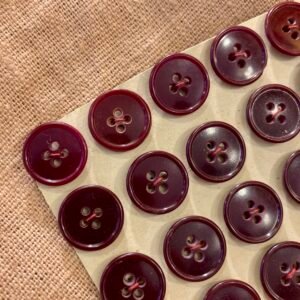 boutons vintages bordeaux 15mm