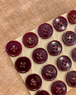 boutons vintages bordeaux 15mm