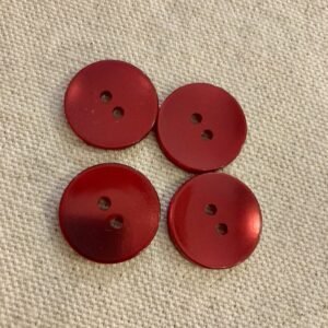 boutons rouges brillants