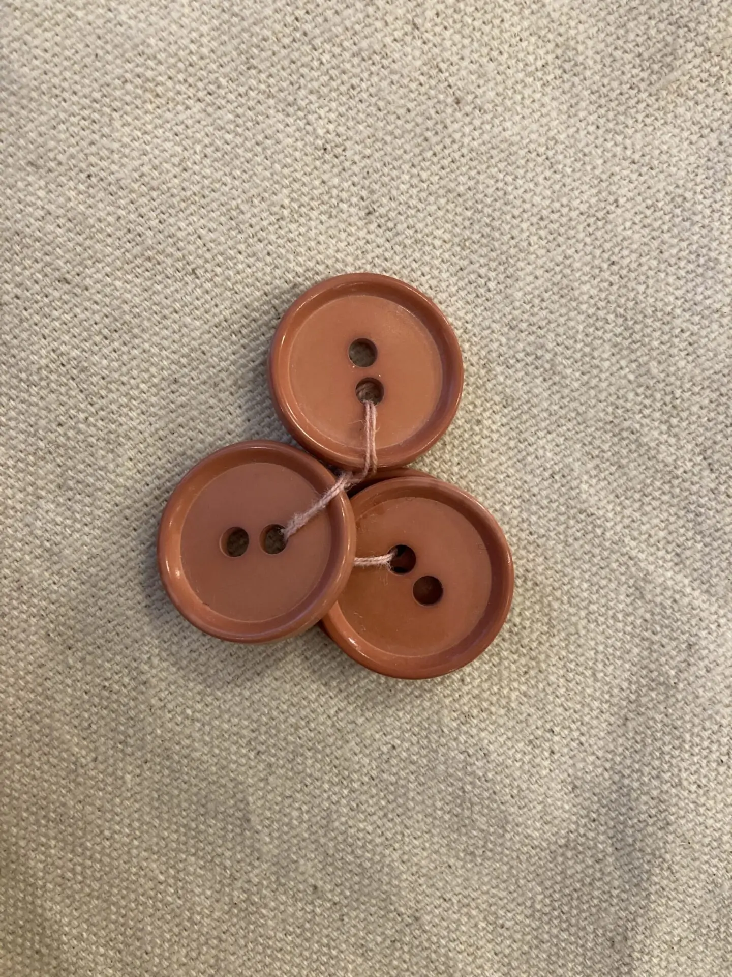 Alternative view of Lot Boutons Vintages - Rose