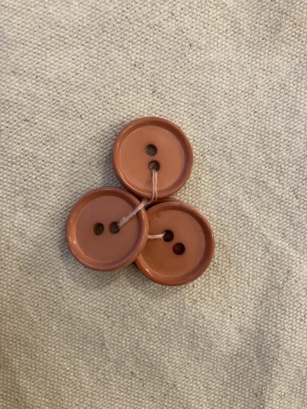 lot boutons vintages roses 22mm