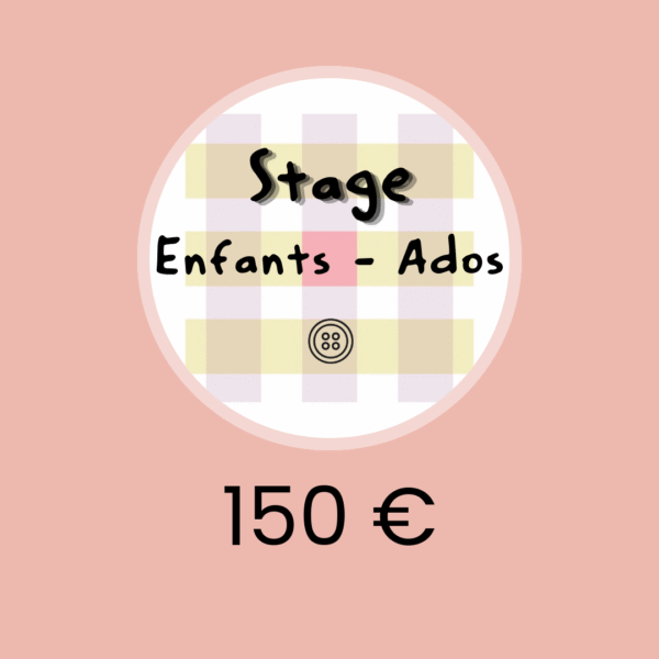 Stage couture enfants - ados