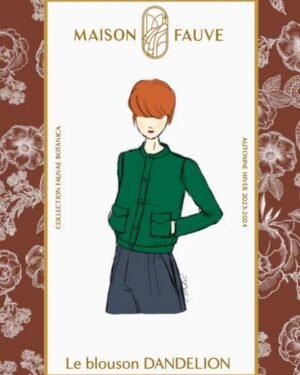 patron blouson dandelion marque maison fauve