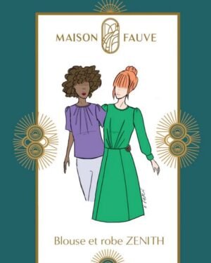 patron blouse zenith marque maison fauve