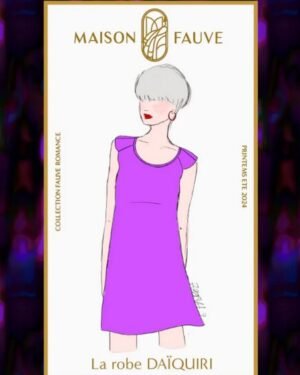 patron robe daiquiri marque maison fauve