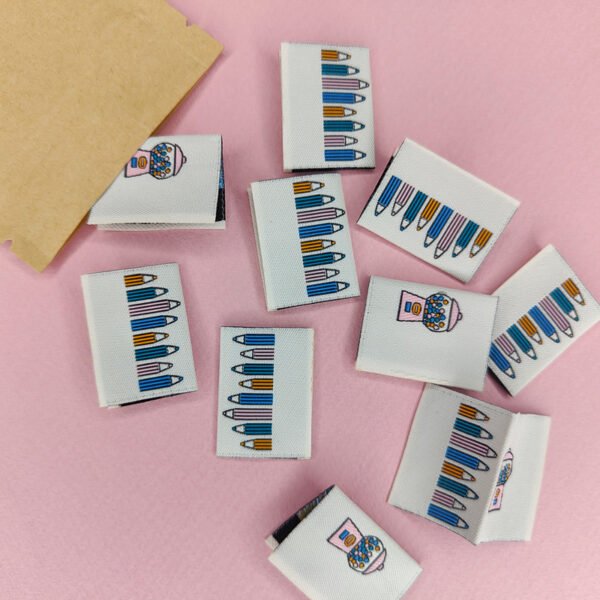 etiquettes a coudre marmai patterns bubble gum
