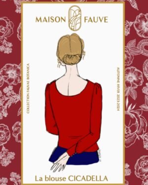 patron couture blouse cicadella maison fauve