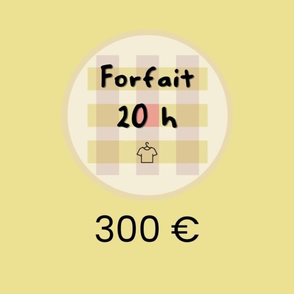 Forfait Couture 20h Projets Libres