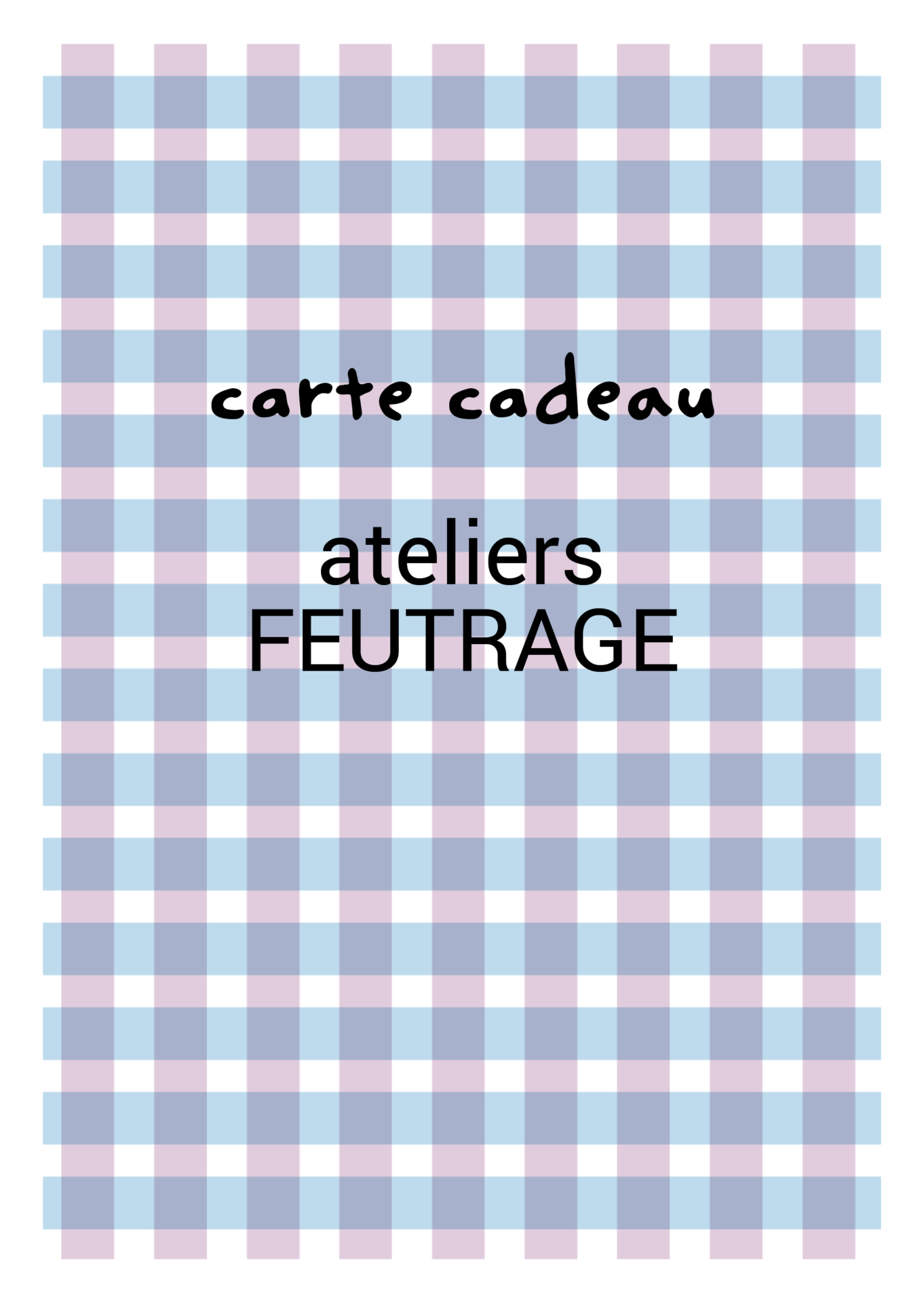 Carte cadeau - Atelier Feutrage