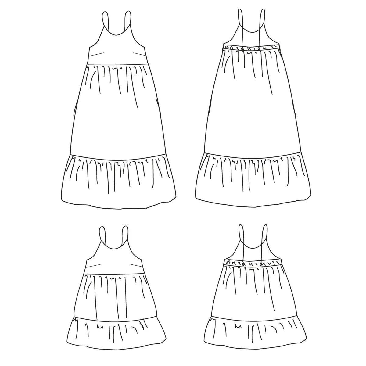Alternative view of Stage vacances couture - Patron Lena de Ikatee